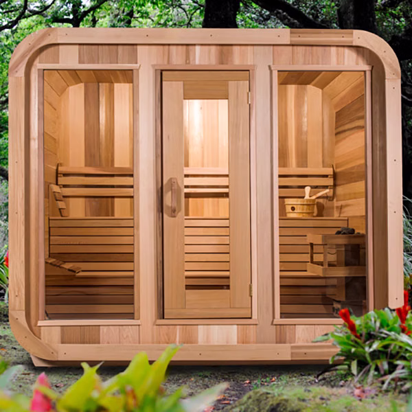 Luna Saunas outdoor sauna exterior